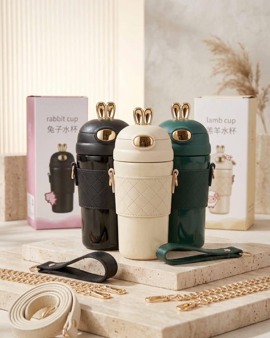 The Chic Bunny  Crossbody Tumbler