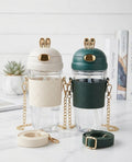 Rabbit Ear Crossbody Water Bottle – Cute BPA-Free Tumbler with Strap