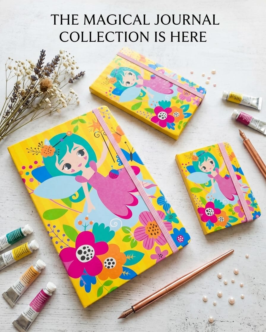 Enchanted Fairy & Unicorn Notebook & Pen ( Gift Set )