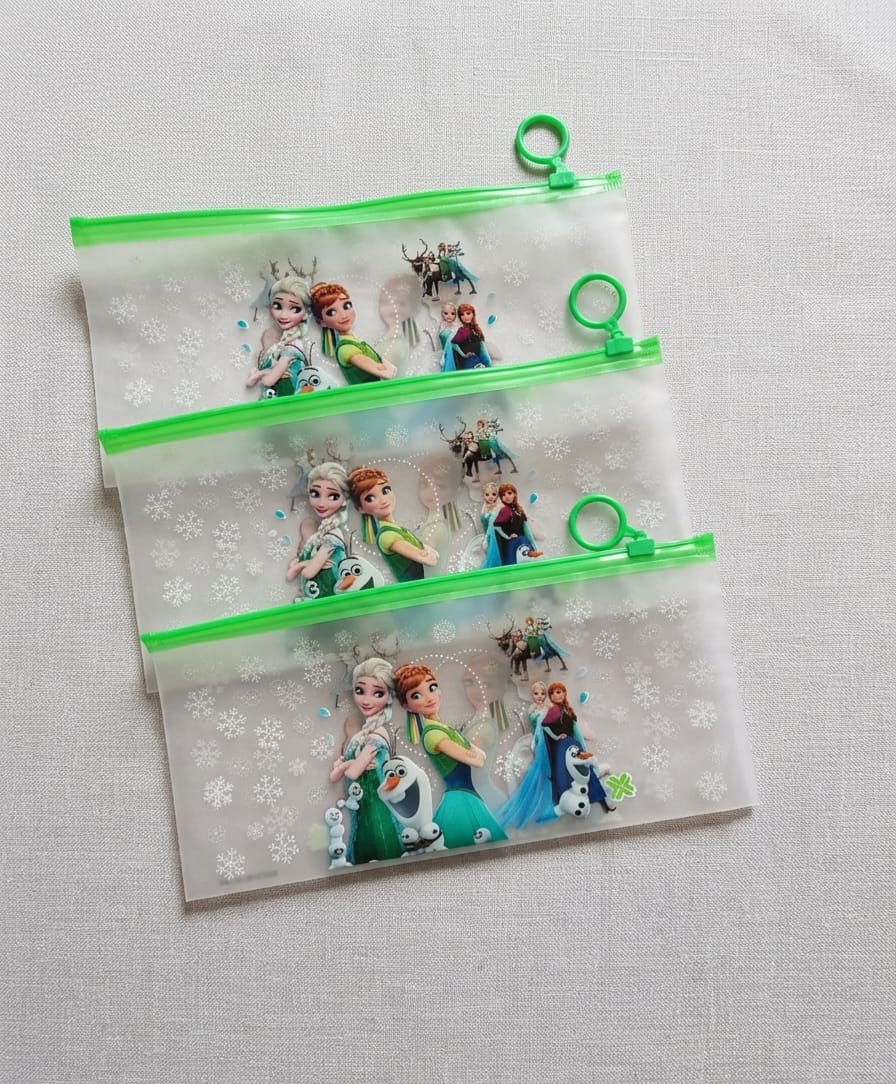 Frozen Adventure Clear Zipper Pouch(set of 3)