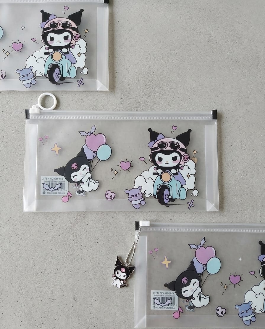 Kuromi Adventure Clear Zipper Pouch
