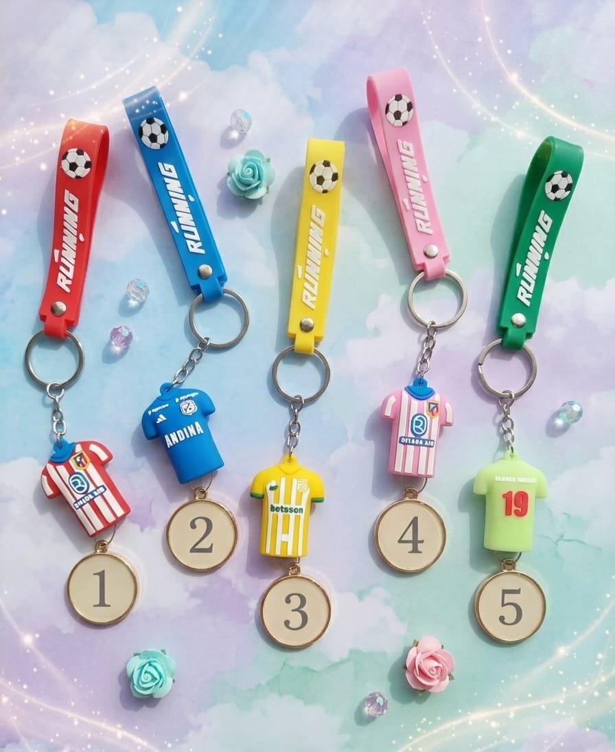 Football Lovers Jersey Keychain Collection
