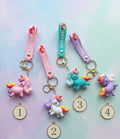 Unicorn Silicone Keychain