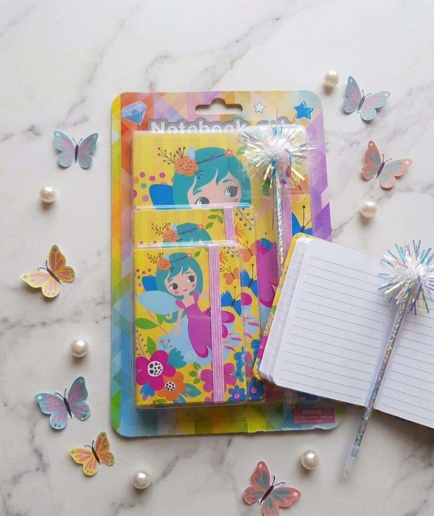 Enchanted Fairy & Unicorn Notebook & Pen ( Gift Set )
