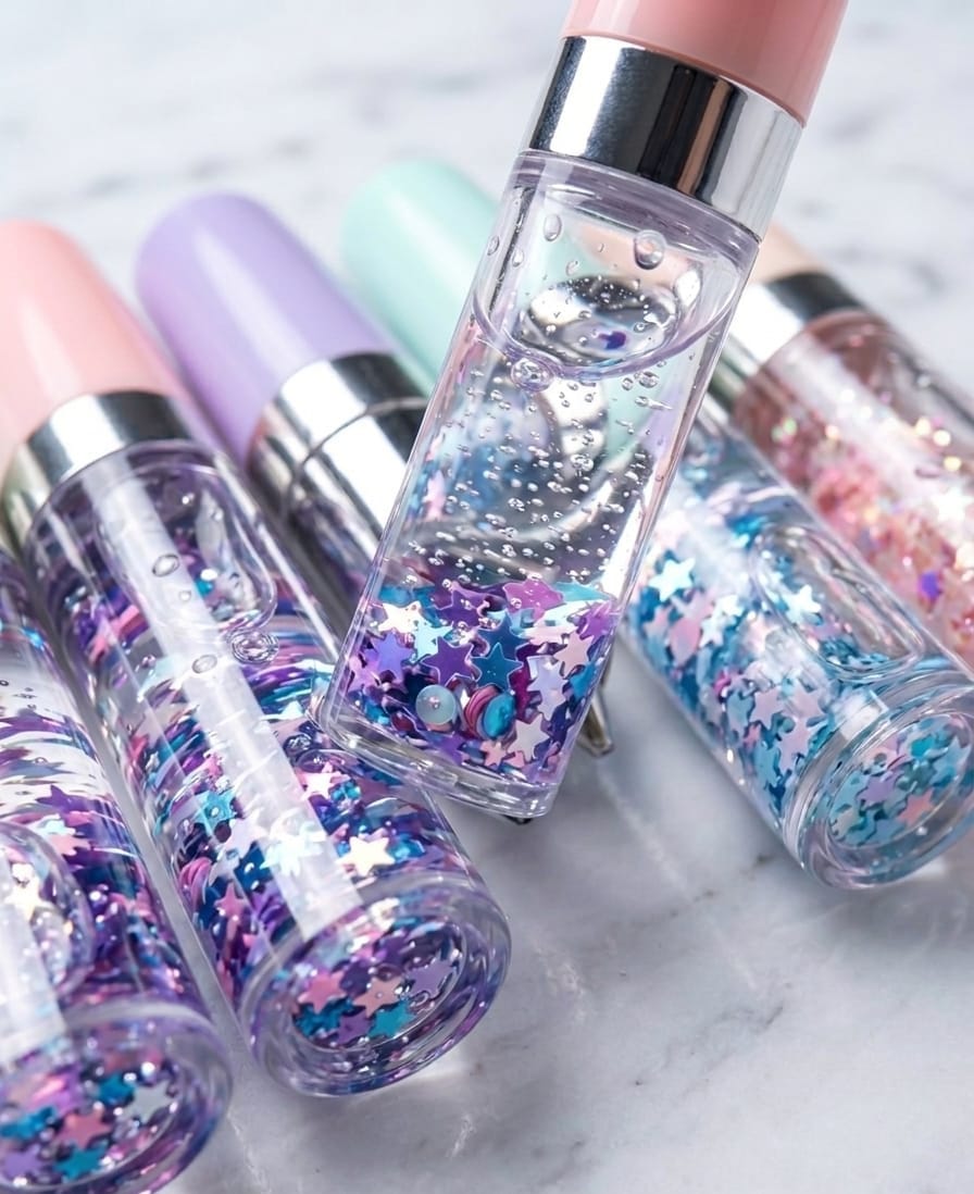 "Glam & Glitter" Lipstick-Shaped Pen Collection