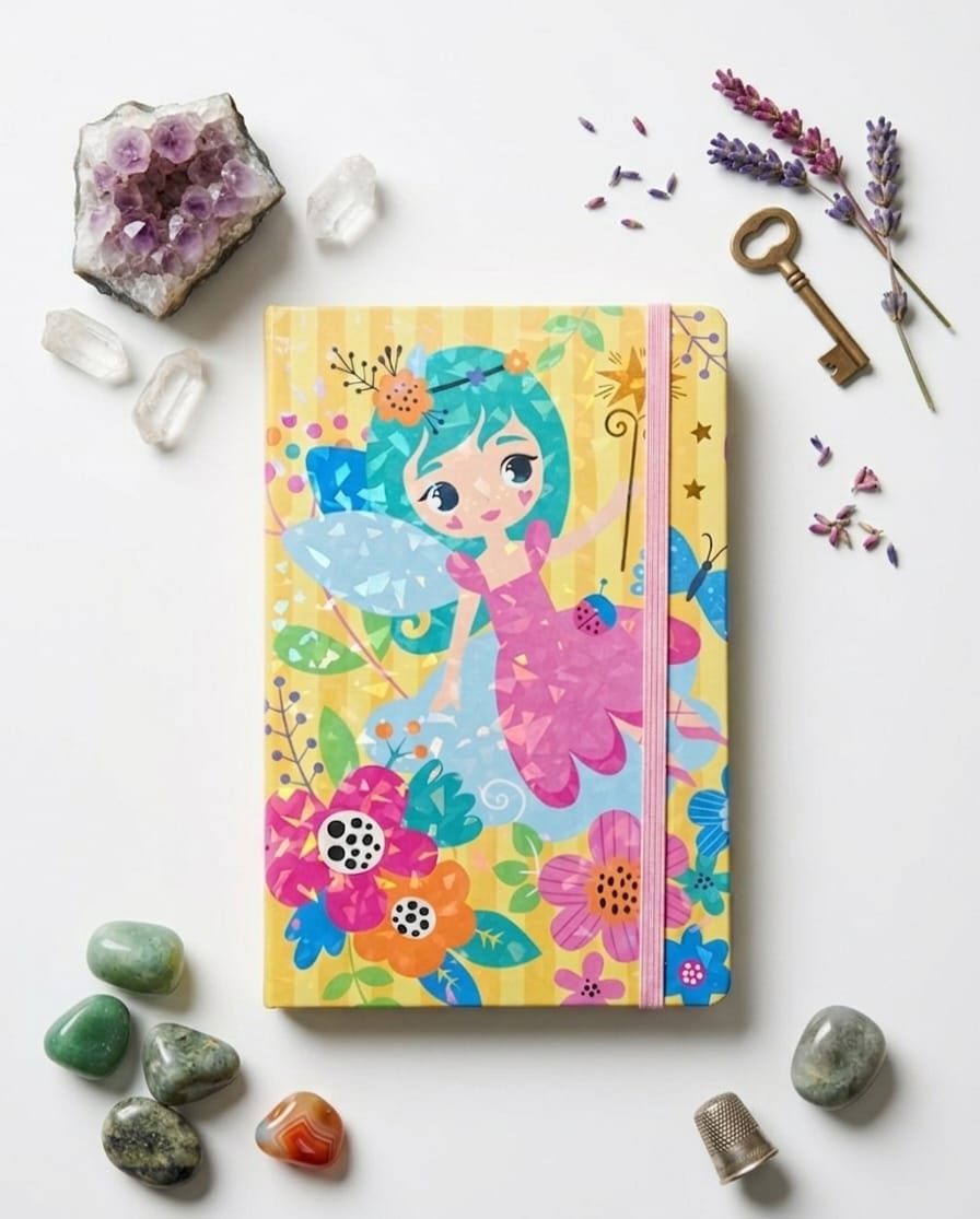 Enchanted Fairy & Unicorn Notebook & Pen ( Gift Set )