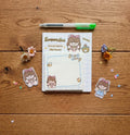 Aesthetic Sticky Note & Pen Set