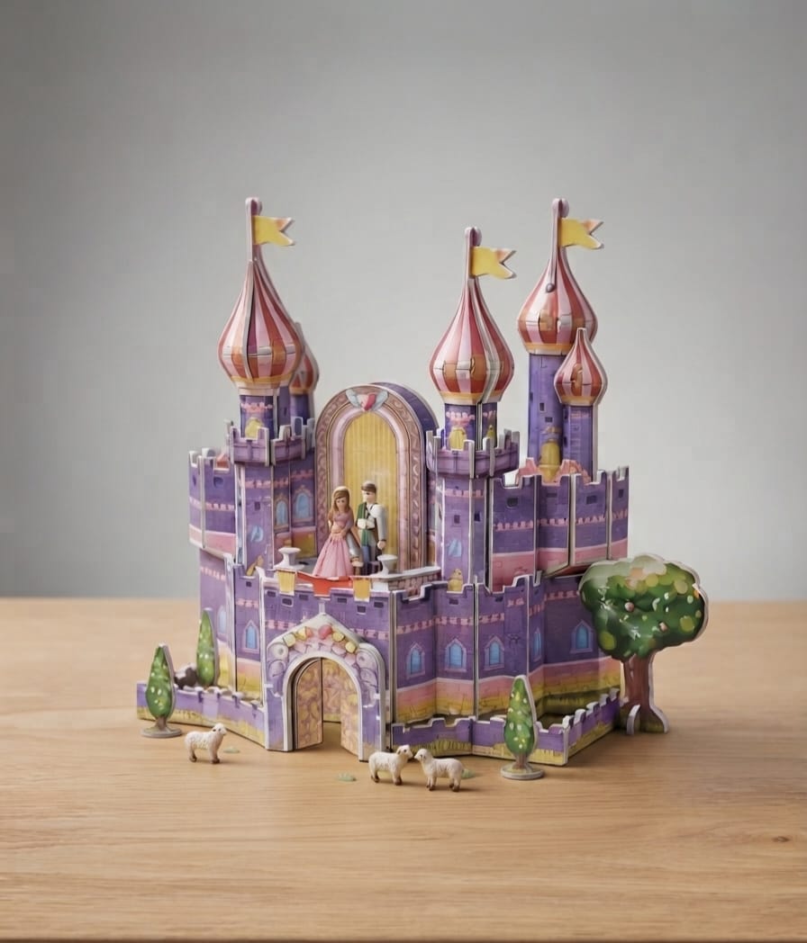 Purple Fortress 3D Puzzle