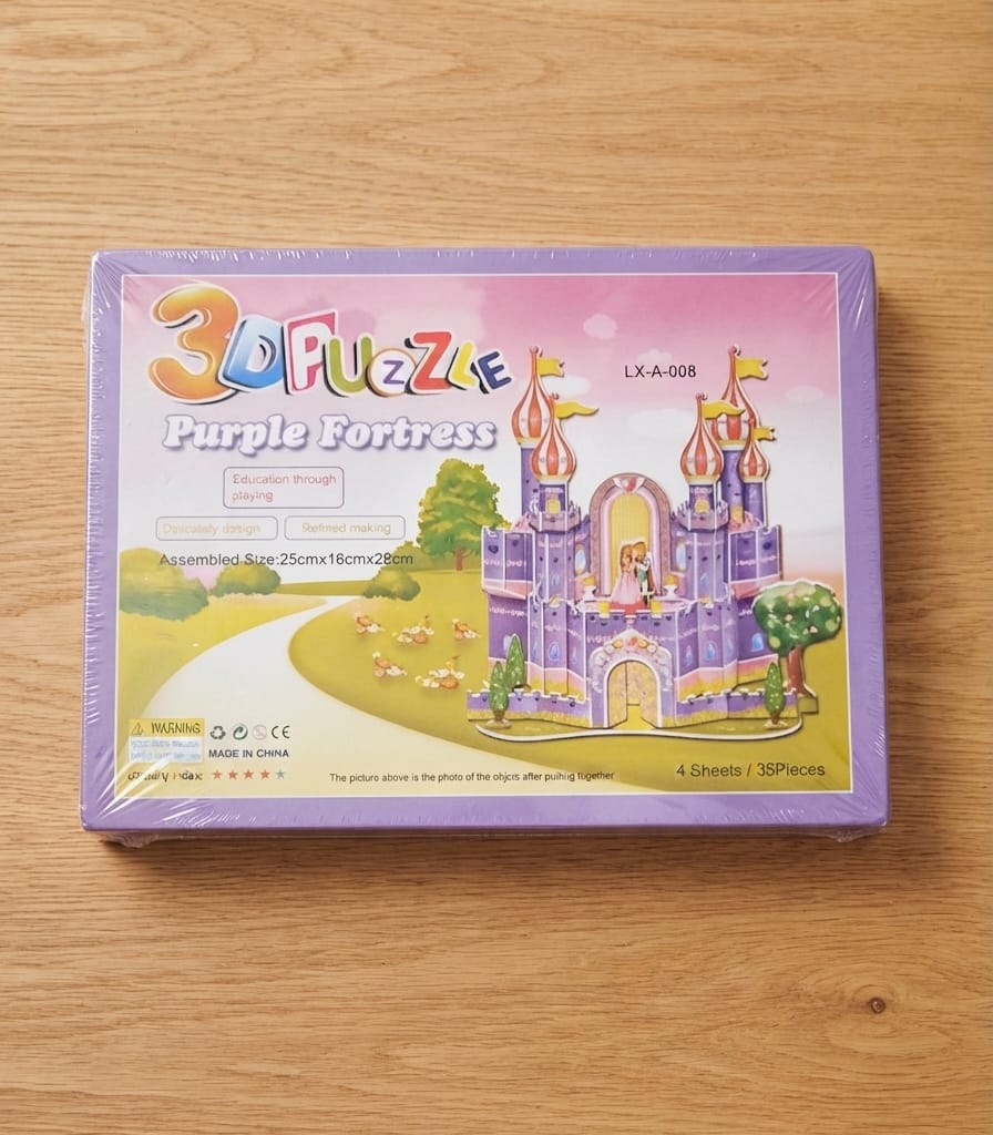 Purple Fortress 3D Puzzle