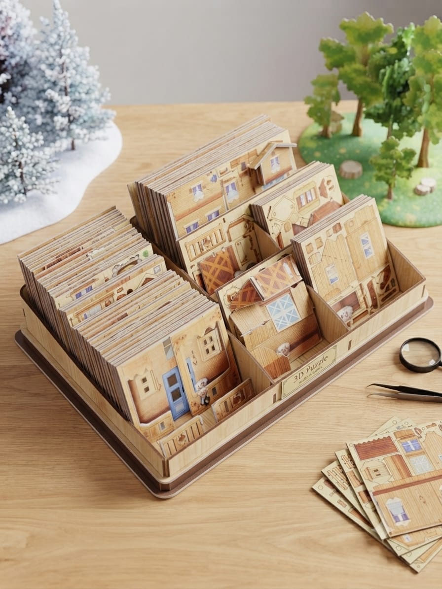 Kids Educational 3D House Puzzle