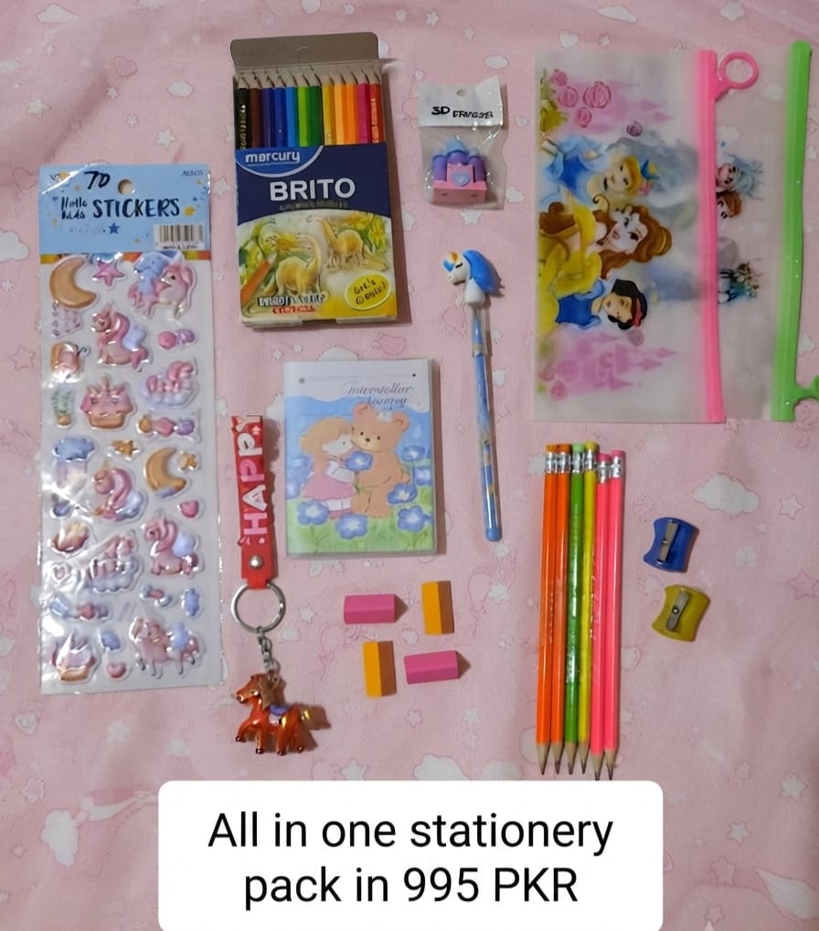 Affordable All-in-One Kids Stationery Pack